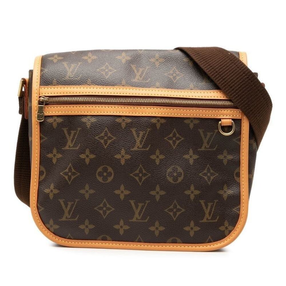 Louis Vuitton Monogram Messenger Bosphore PM Shoulder Bag Brown